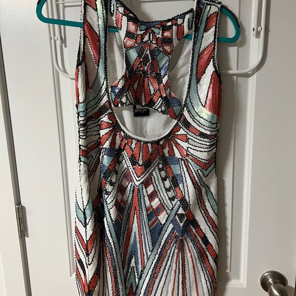 Nastygal sequin racerback mini dress - Picture 3 of 6